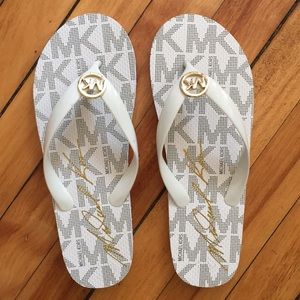 NWOT Michael Kors flip flops